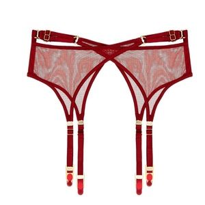 Iconic Bordelle Scarlet Garter NWOT